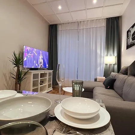 Soul-apartment Terrasse Privat-parkplatz Boxspringbett 55zoll Tv Wlan Apartmán Lipsko